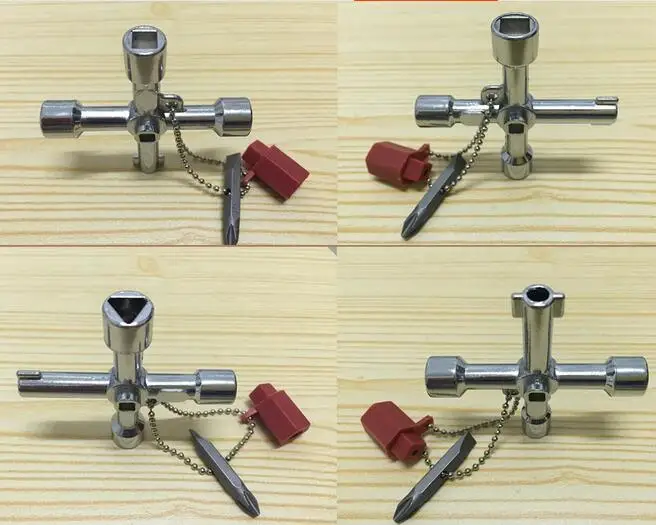 5 в 1 перекрестный переключатель ключ с аксессуарами Универсальный квадратный