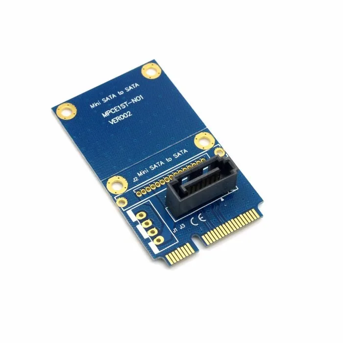 50 мм Mini pci express pcie PCI E mSATA SSD к SATA 7pin HDD жесткий диск адаптер для PCBA MSATA тестирование