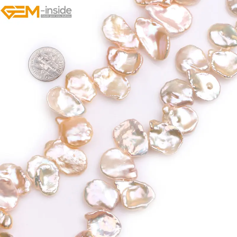 Бусины Из Натурального пресноводного жемчуга бусины с натуральным топом и