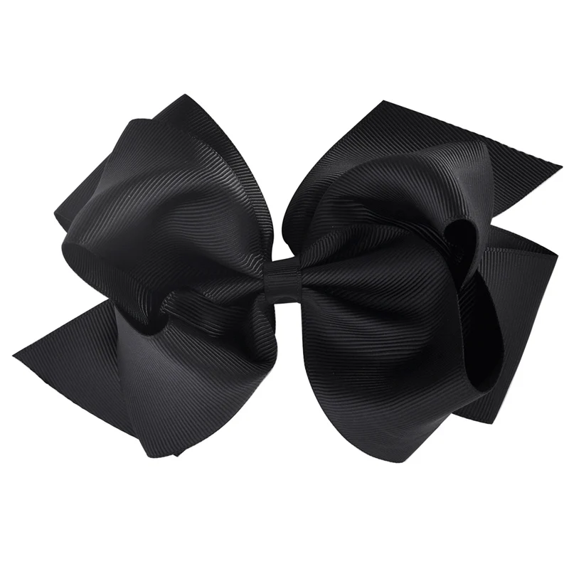 Модные детские заколки для волос с бантом 6 дюймов милые новорожденных головные