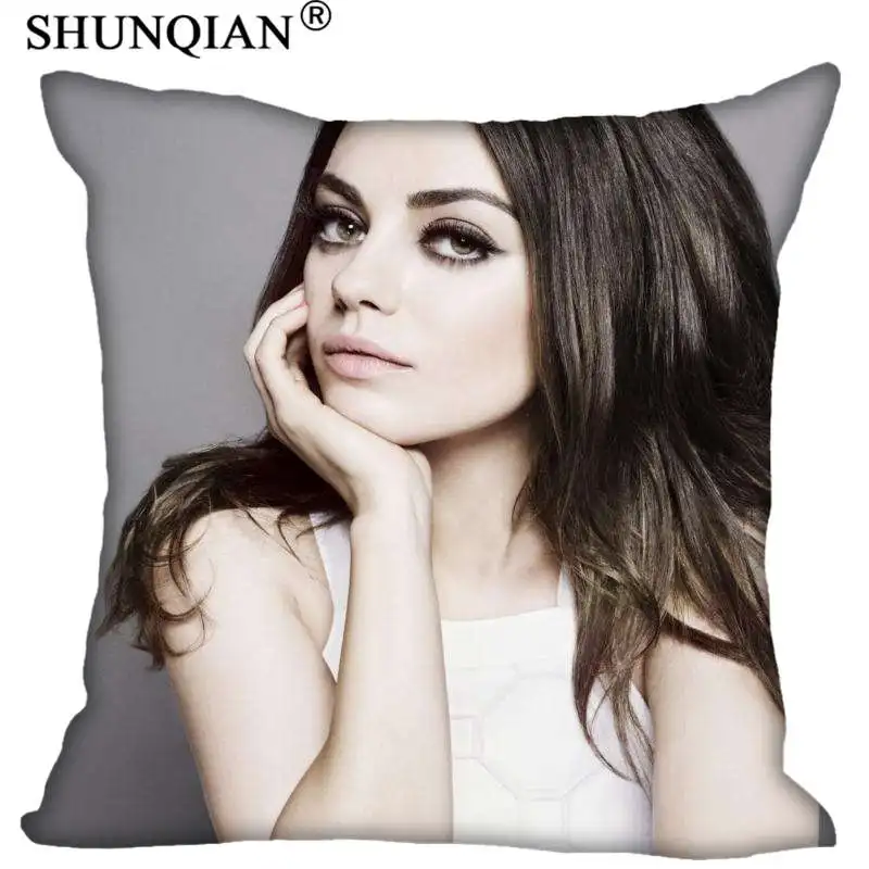 

New Arrival Mila Kunis Pillowcases zipper Custom Pillow Case More Size Custom your image gift