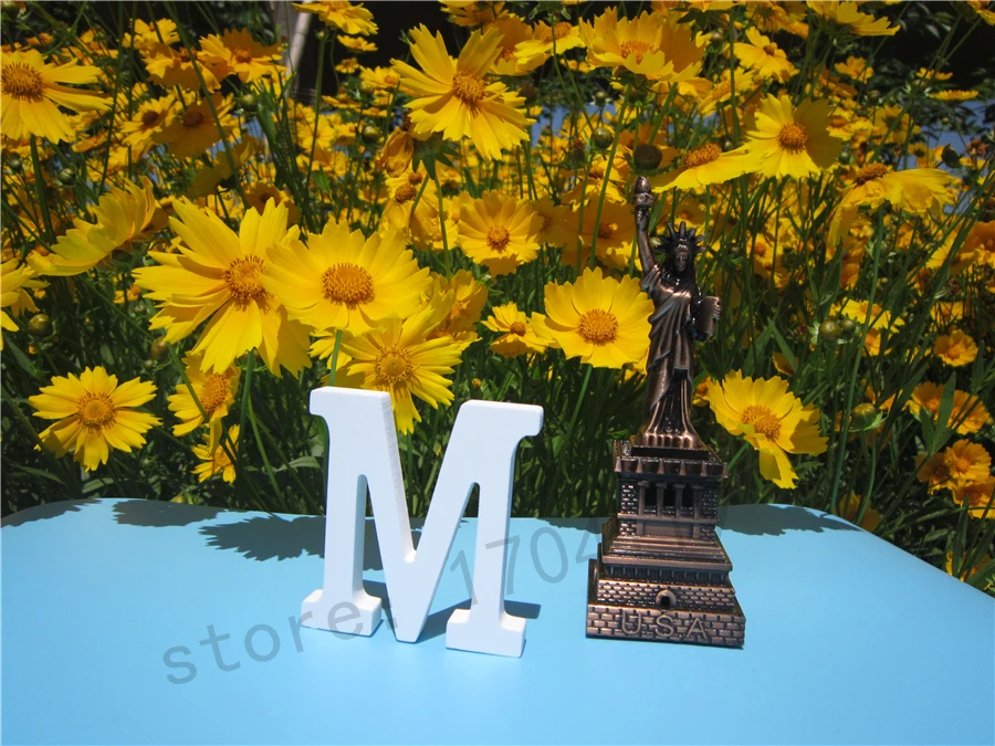 8 см резьба по дереву Искусственные белые деревянные буквы Алфавит украшение для