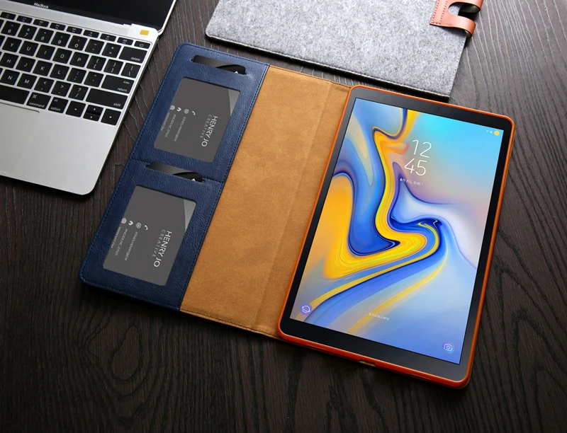 Многофункциональный кожаный чехол в стиле ретро для samsung Galaxy Tab A, 10,5 дюймов, T590, бизнес-чехол с подставкой и отделением для карт, смарт-чехол для samsung Tab A T595