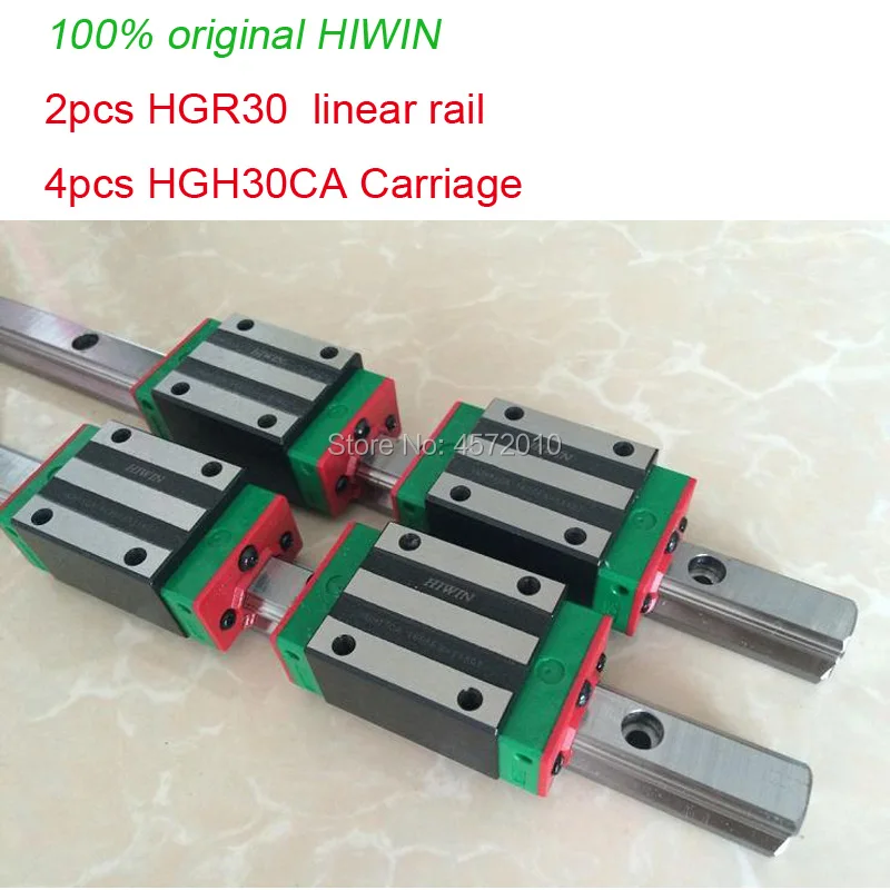 Линейная направляющая HIWIN HGR30 100% мм 800 850 900 950 + 4 шт. линейная каретка HGH30CA или HGW30CA 1000