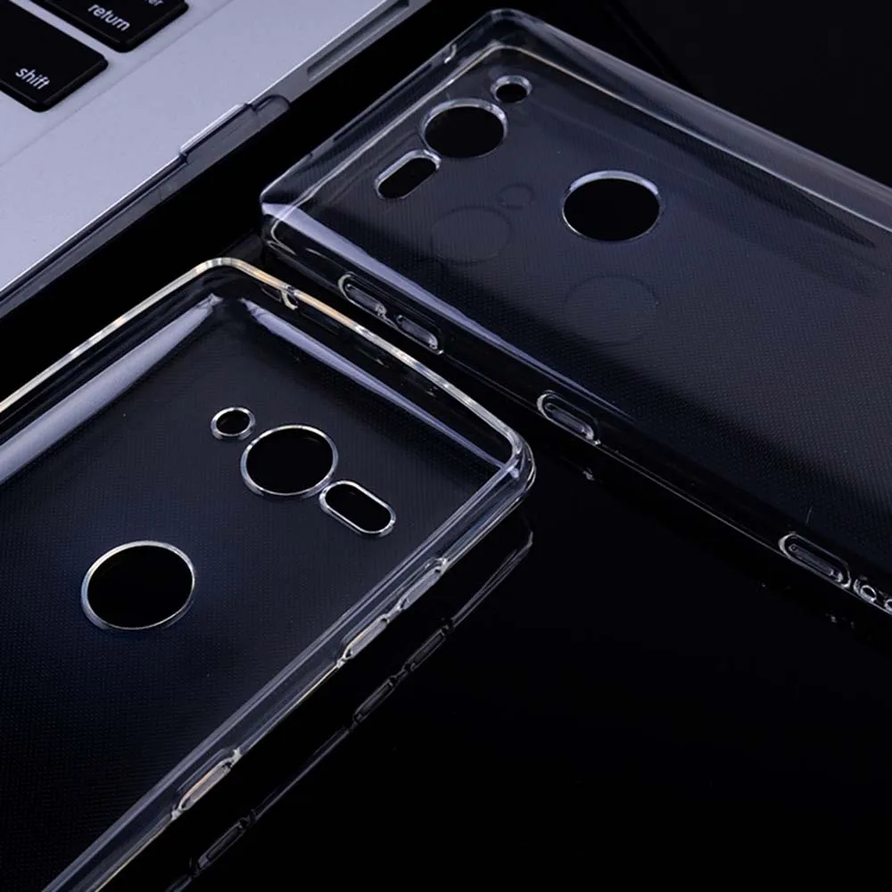 Для Sony Xperia XZ2 XZ1 Compact XA1 XA2 Ультра Прозрачный чехол для телефона мягкий TPU
