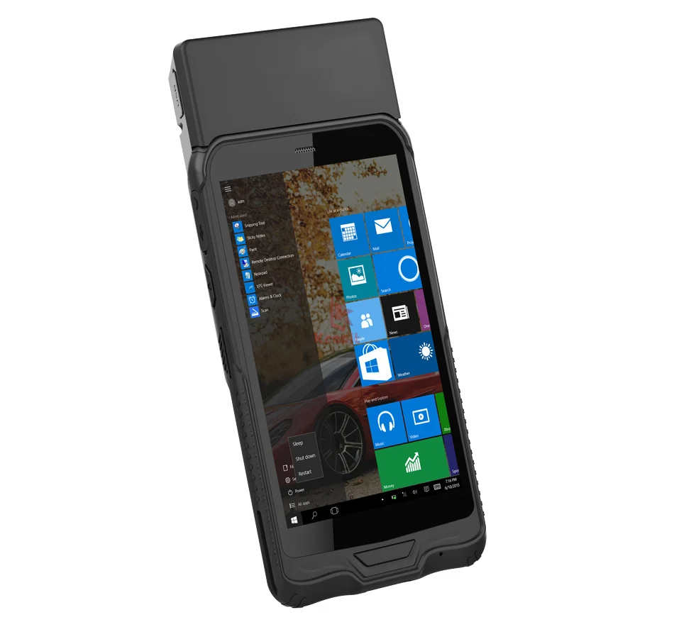 K62UH UHF считыватель Windows 10 сканер RFID промышленный планшет мини мобильный ПЭВМ КПК ударопрочный пылезащитный склад логистика