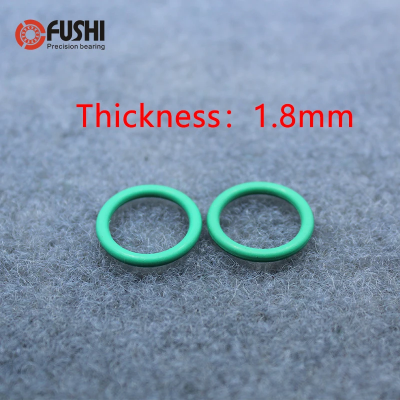 CS1.8mm FKM резиновое уплотнительное кольцо ID 1 8/2/2. 5/2. 8/3. 15/3. 55/3. 75/4/4. 5/4. 87*1 8 мм 100 шт Фтор