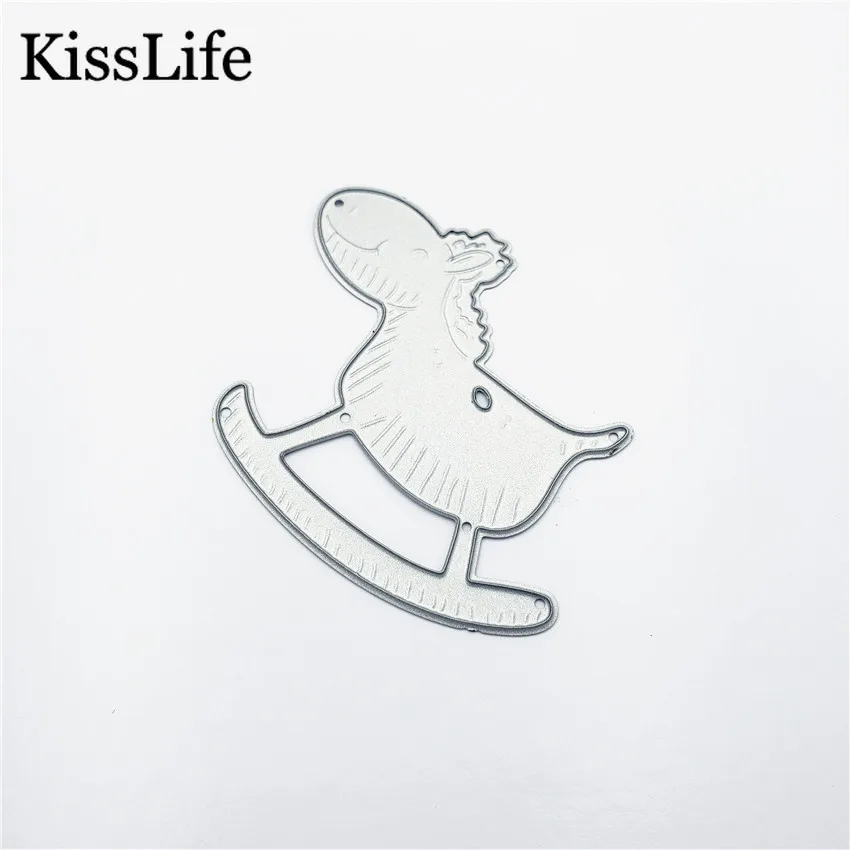2019 New Kids Toys Rocking Horse Metal Cutting Dies Card Making Scrapbooking Kscraft Children's Day Christmas | Дом и сад