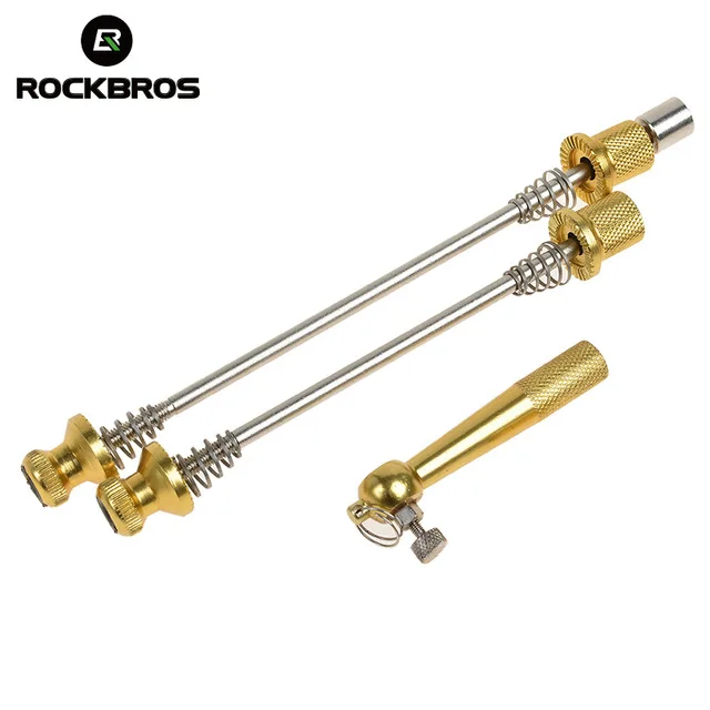 ROCKBROS Quick Release шашлык Анти кражи шампур для MTB дорожный велосипед bisiklet Аксесуар
