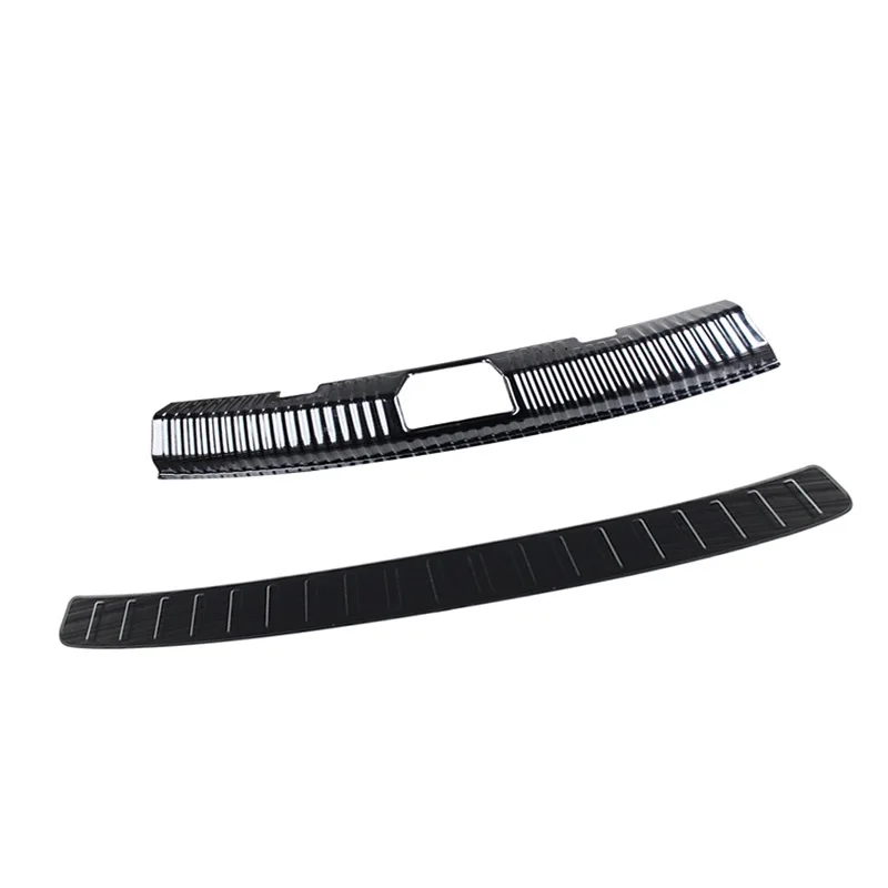 

Car Inner Outer Rear Bumper Guard Sill Plate Trunk End Trim Cover for Volkswagen Beetle 2012 2013 2014 2015 2016 2017 2018