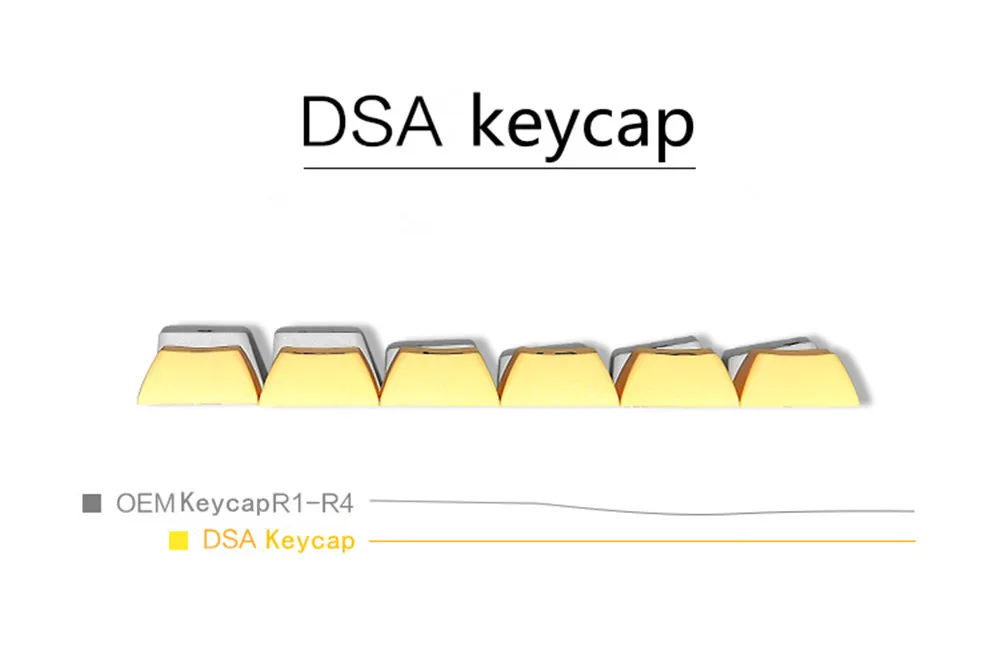 Cool Jazz 121/152 DSA keycap dolch белый и серый pbt пустые колпачки для wried Механическая игровая клавиатура