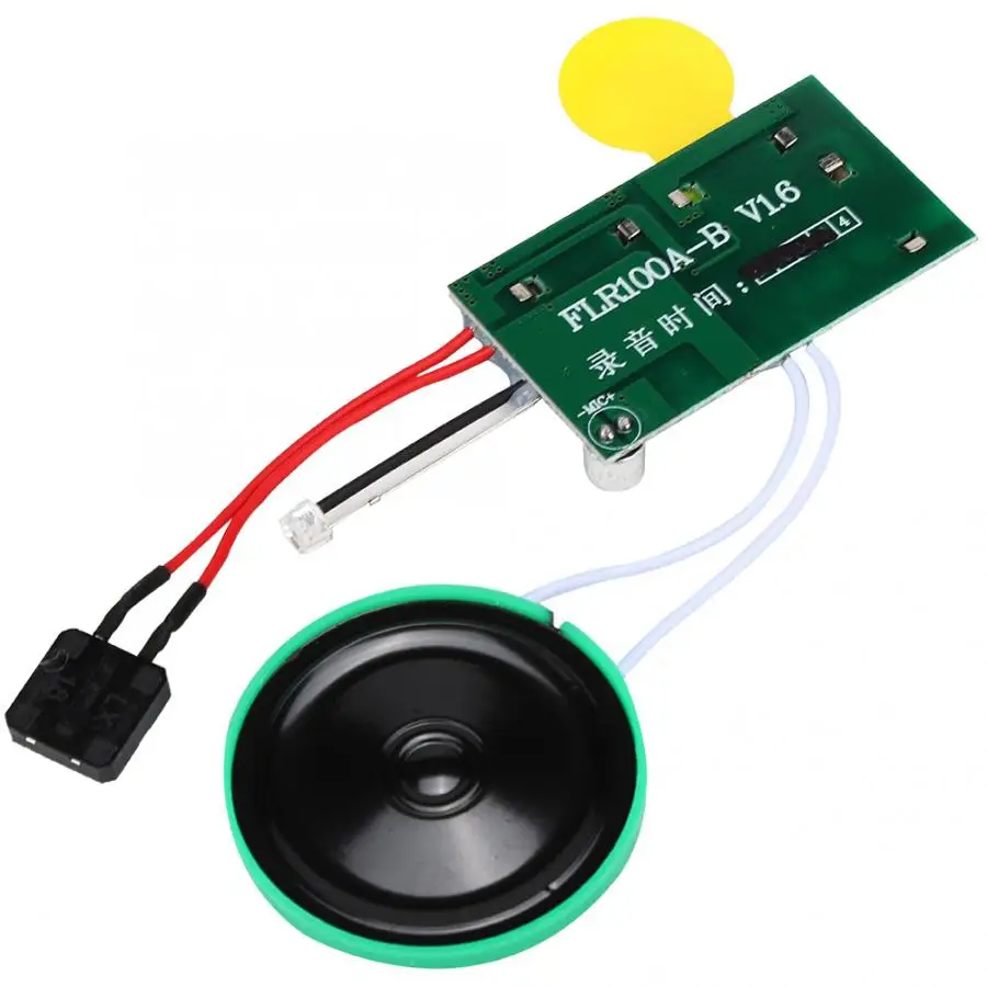Новый 30 звуков DIY Поздравительная открытка Модуль светильник чувство голосовой