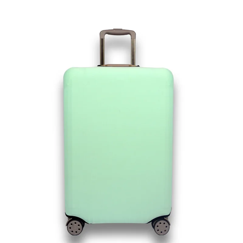 light green Чехол для путешествий, защитный чехол для 18-28 дюймов, чехол для багажа на колесиках, аксессуары для багажа, чехол, аксессуары для путешествий - Цвет: light green
