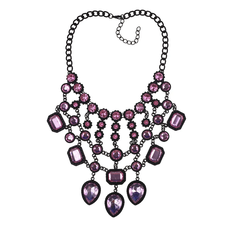 Women Luxury Multicolor Long Necklace Tassel Femme Vintage Maxi Statement Neckalce Pendant Beads Collier Fashion Jewelry | Украшения и