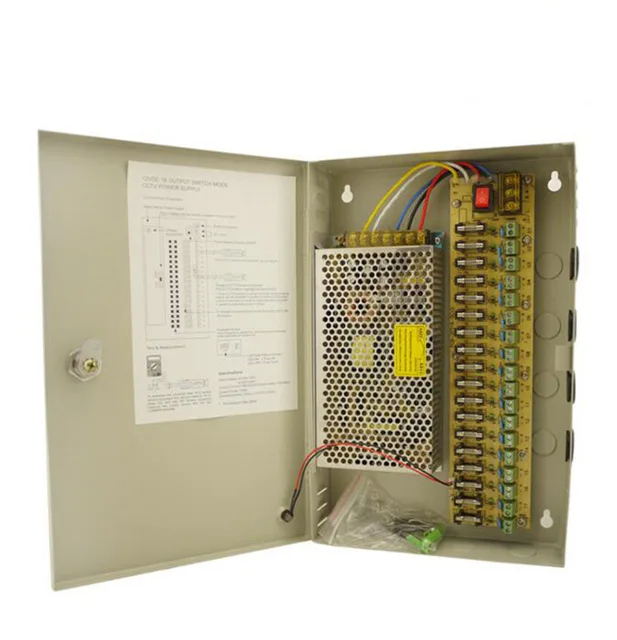 18CH канал Порты и разъёмы распределены Питание коробка подсказок Выход 12V 15Amp для