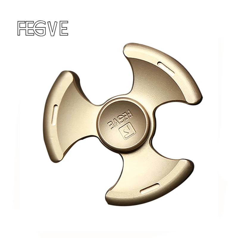 FEGVE медный камень мыть/Пескоструйная EDC Спиннер Непоседа игрушки ручной металла и