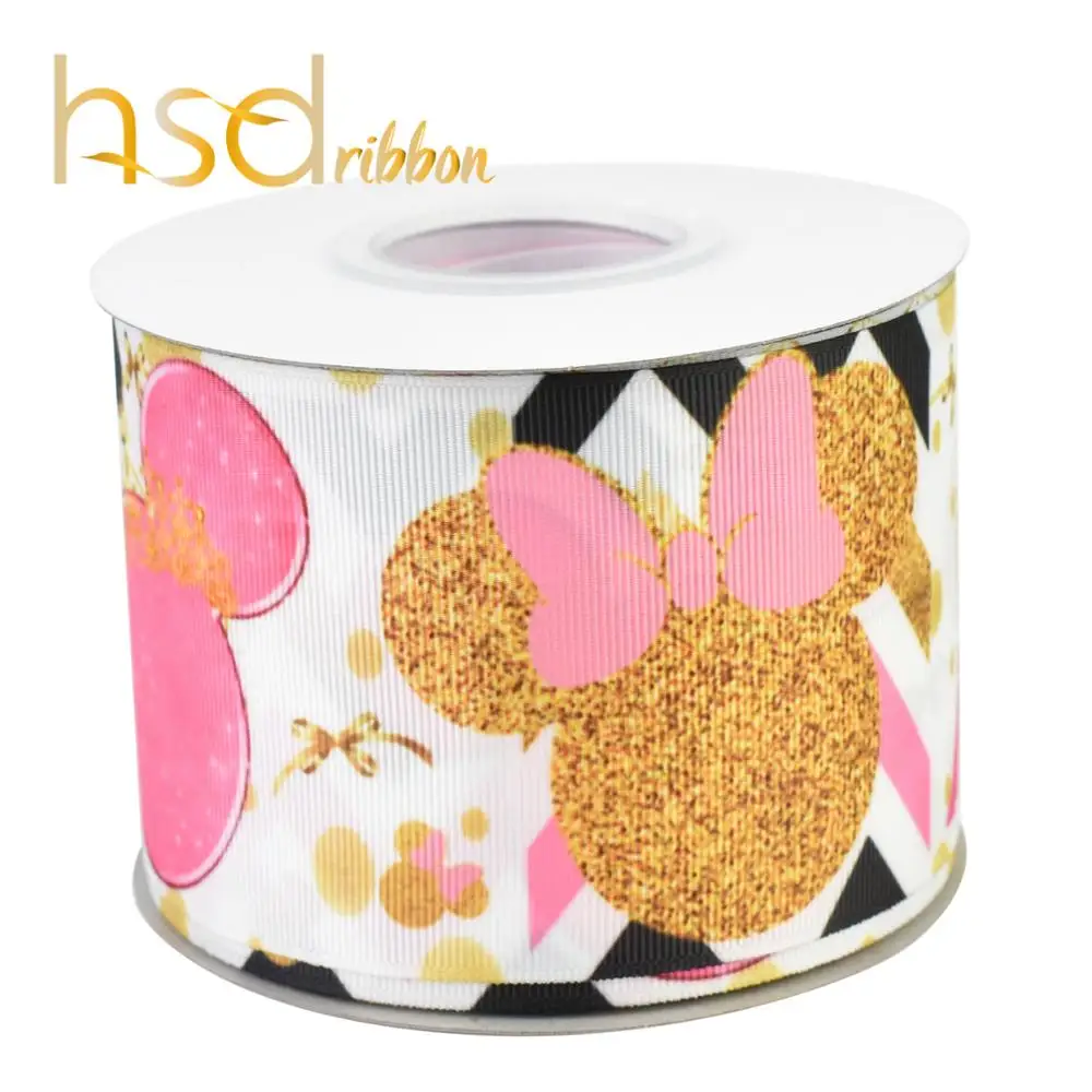 HSDRibbon 22 мм 38 50 75 печать на заказ HT Grosgrain лента ярдов/рулон|Ленты для шитья| |