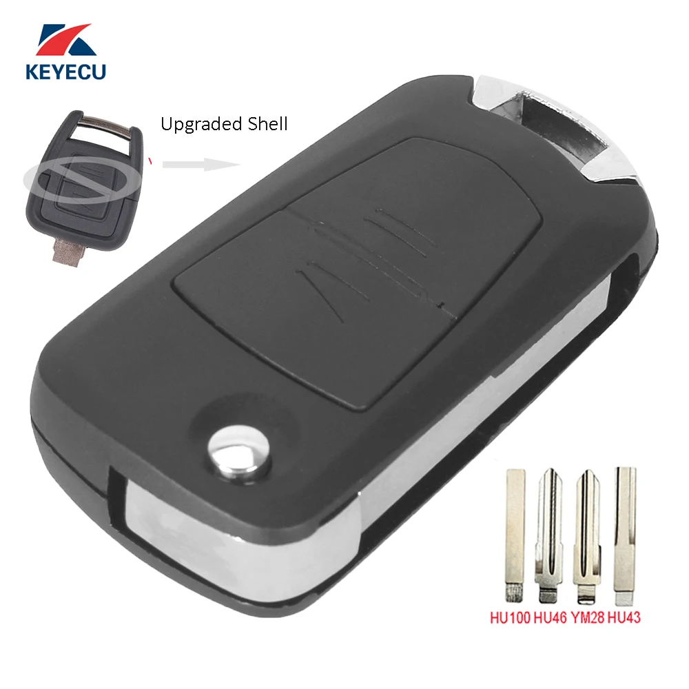 Сменный модифицированный складной чехол KEYECU для дистанционного ключа пульта