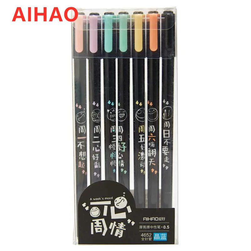 AIHAO/Новинка 2019 гелевая чернильная ручка 0 5 мм для школы и офиса милый дизайн