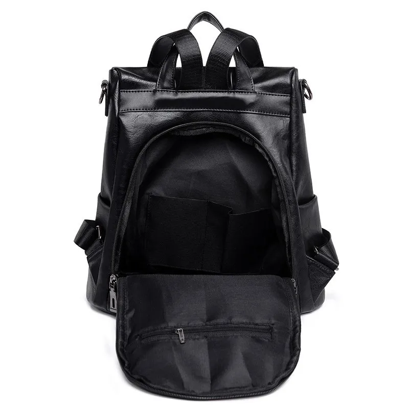 Женский кожаный рюкзак Sac A Dos школьный из искусственной кожи высокого качества