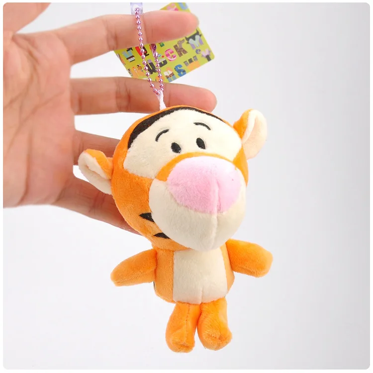 Disney Carton Winnie Piglet Tiger &amp Pluto 12cm Mini Plush Doll Soft Toy Model Figure Christmas Cute Toys For Children |