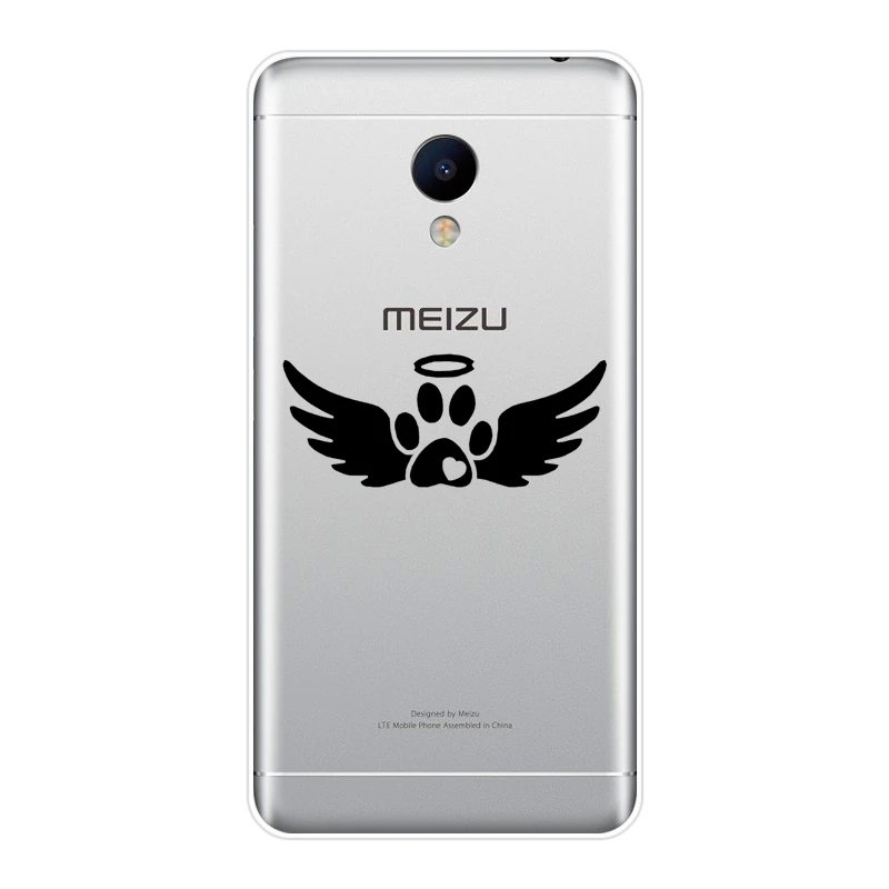 Чехол для Meizu M6 M6S M6T M5 M5C M5S M3 M3S M2 Мягкая силиконовая задняя крышка Note чехол
