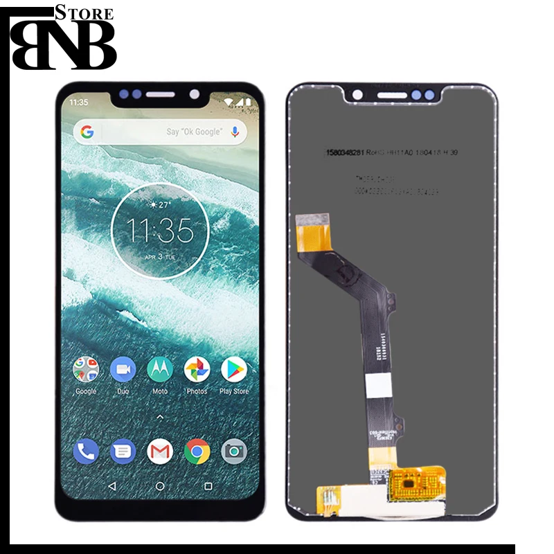 ЖК-экран для Motorola Moto One ЖК-дисплей с дигитайзером в сборе сенсорным стеклом XT1941-1 5 9