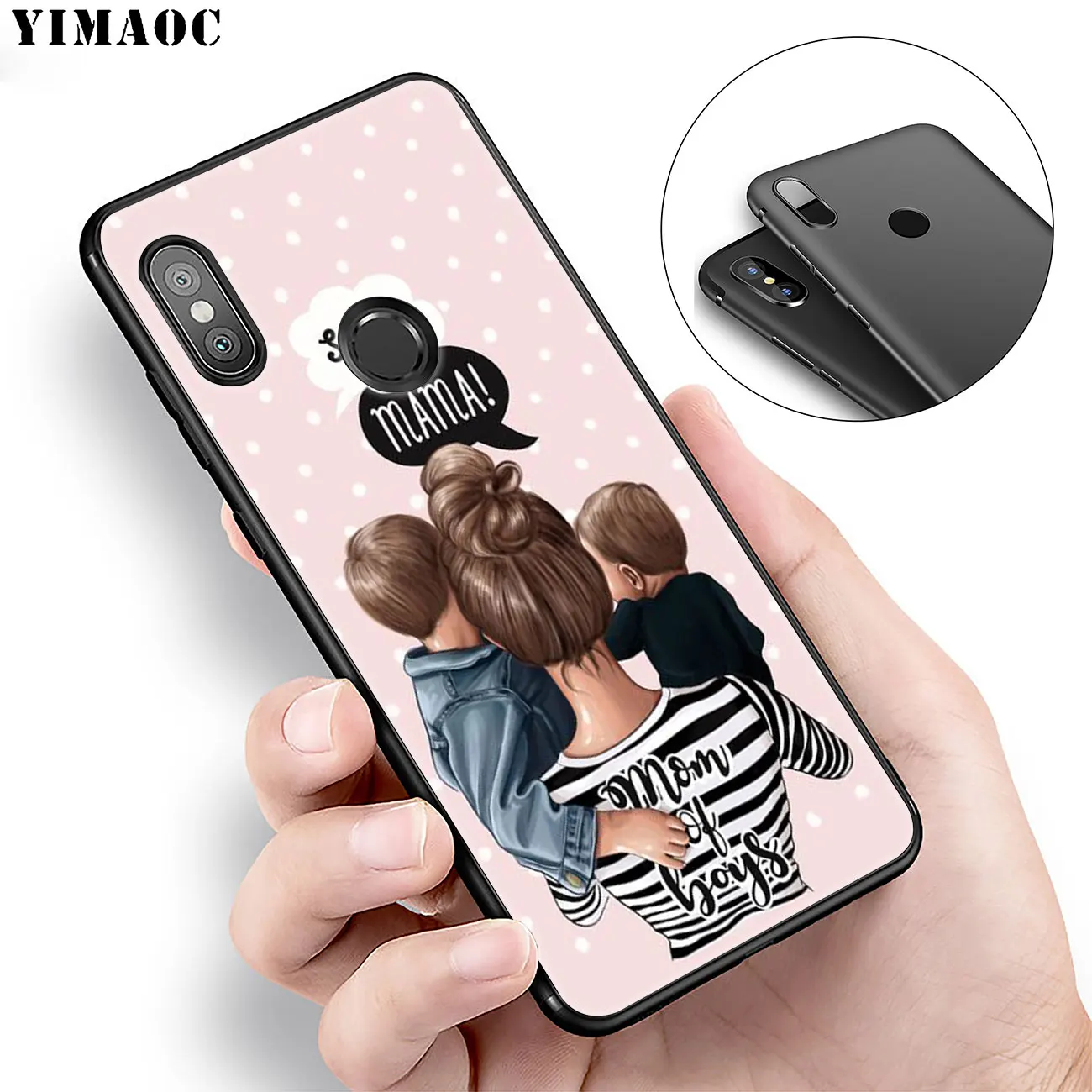 Модный мягкий силиконовый чехол YIMAOC для телефона Xiaomi Redmi K30 K20 Note 8 8T 7 5 6 Pro Mi с