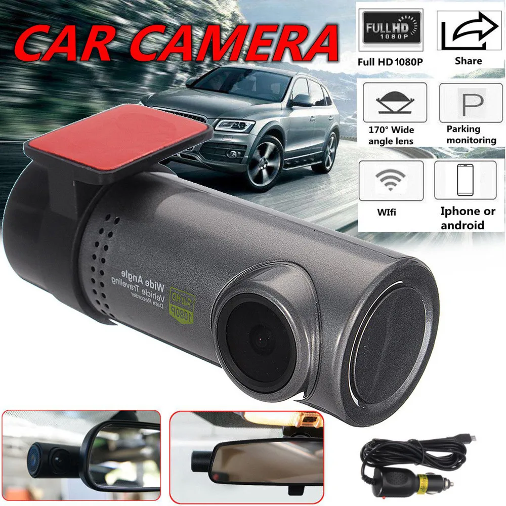 OMESHIN Автомобильный цифровой видеорегистратор HD 1080 P скрытый автомобильный wifi