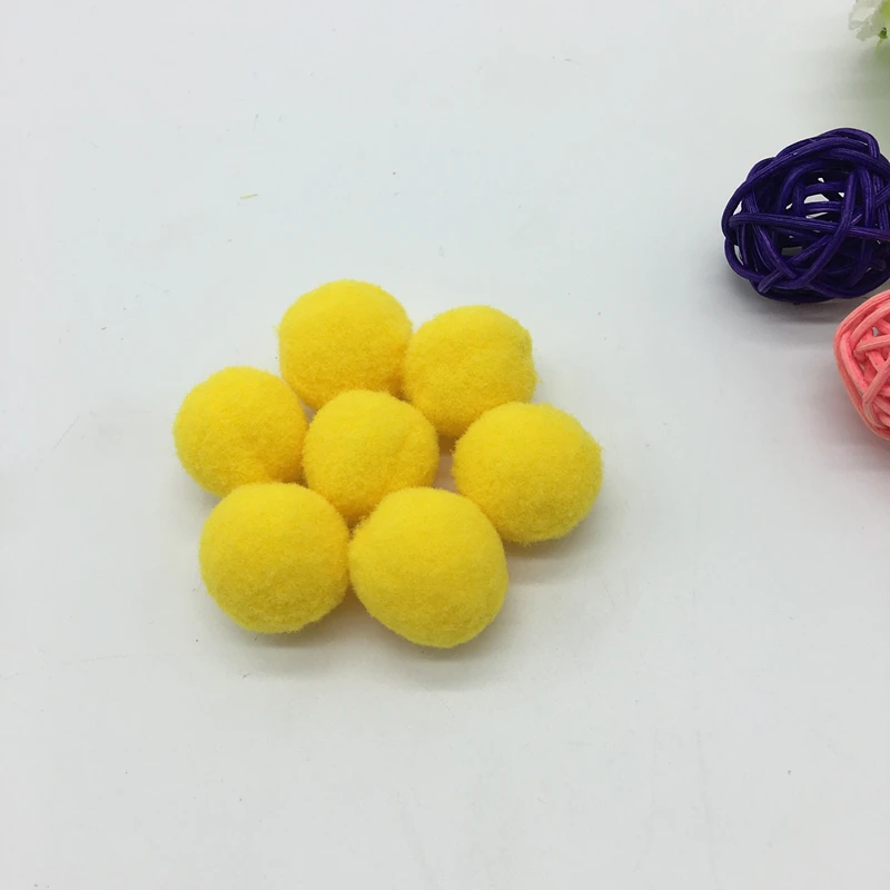 30 шт. " 25 мм Разноцветные помпоны из меха DIY мягкие помпоны для детей игрушки для мобильного телефона Свадебные украшения дома аксессуары - Цвет: 11