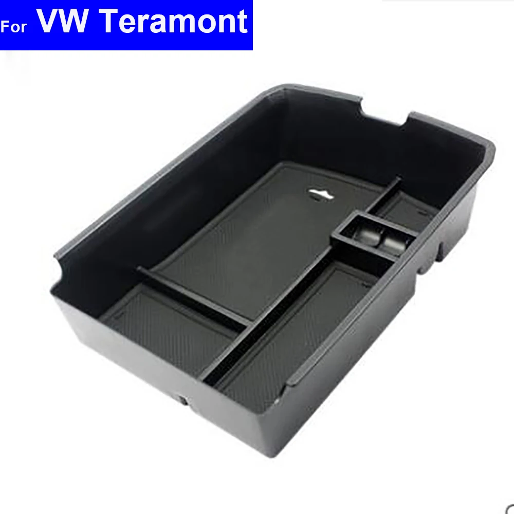 Teramont Arm Storage Передний/задний боковой дверной ящик для хранения в подлокотнике автомобиля контейнер держатель вторичное хранение для VW Teramont Phideon Tiguan L 2010 - Название цвета: Teramont Arm Storage