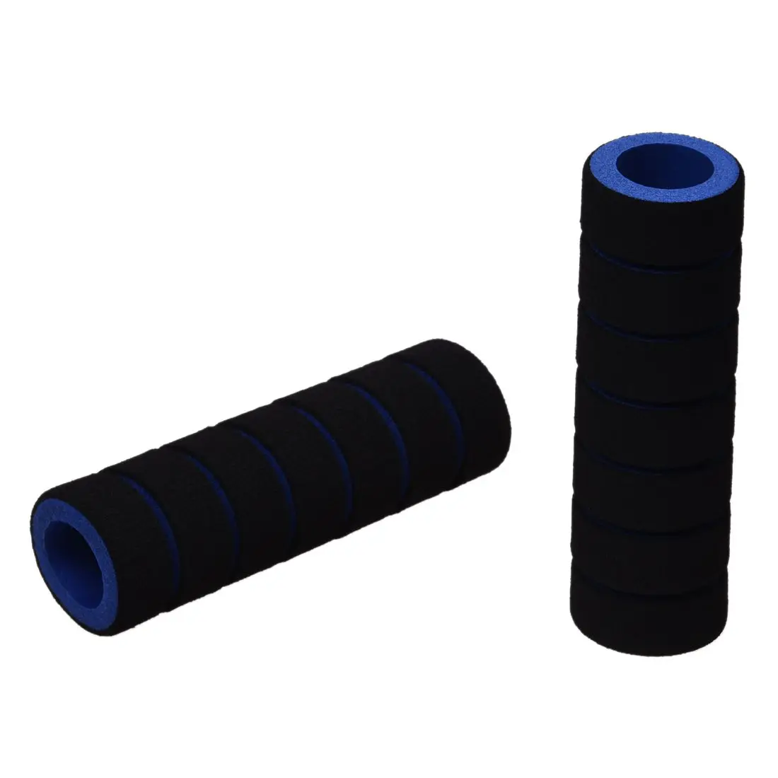 1 пара синий велосипед гоночный мотоцикл Ручка Бар пены губка Нескользящая ручка