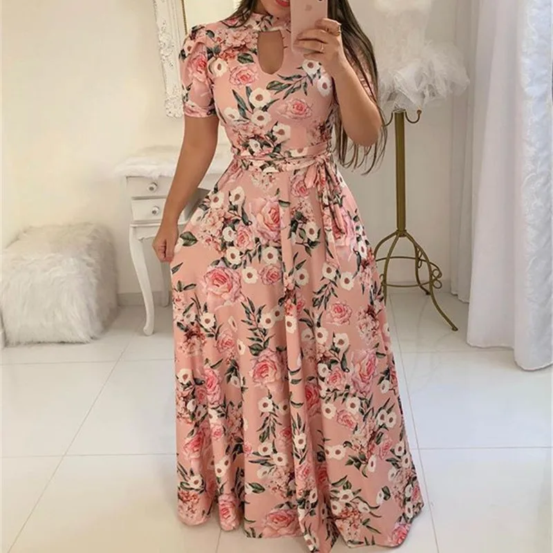 Размера плюс для женщин 2019 летние пикантные винтажные элегантные вечерние