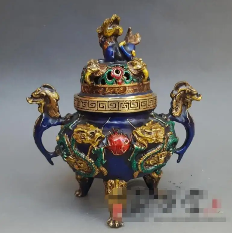 MXP + 827 чистой меди перегородчатой курильница товары для дома | Дом и сад