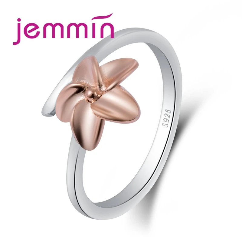 

Fashion Classic 925 Sterling Silver Flower Ring Women Female Party Wedding Jewelry Wholesale Fashion Jewelry