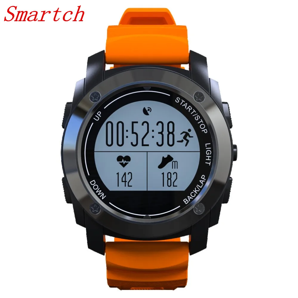 Smartch спортивные Смарт часы S928 Поддержка G датчик GPS Smart уведомления спортивный