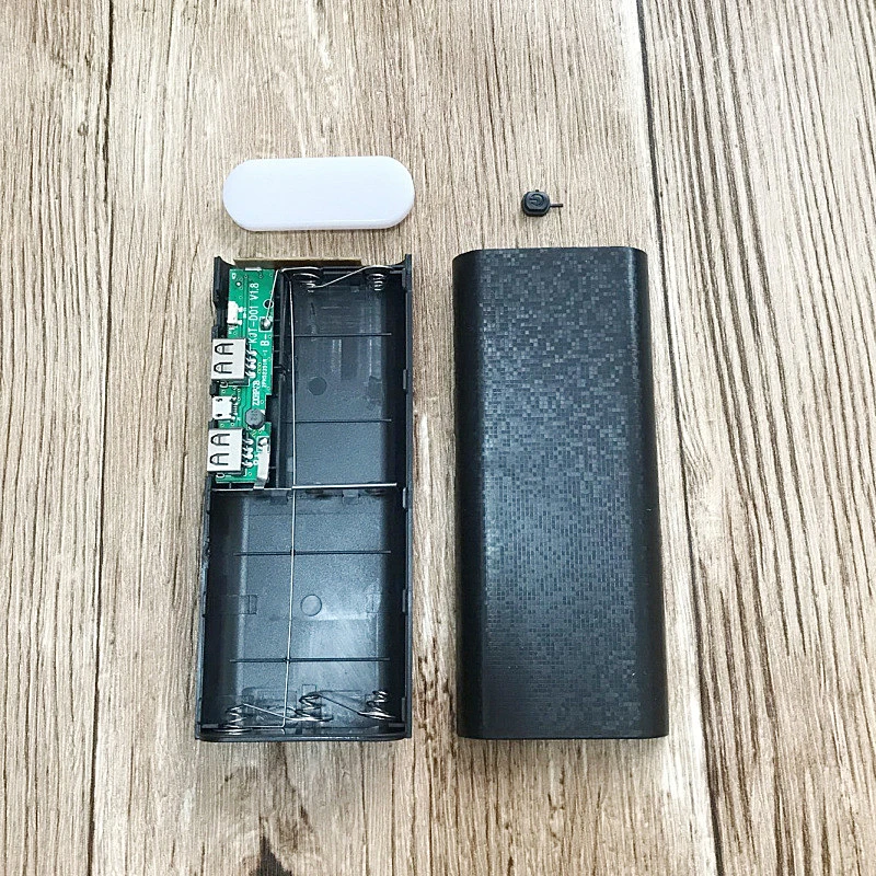 Dual USB светодио дный 5x18650 DIY запасные аккумуляторы для телефонов батарея зарядное