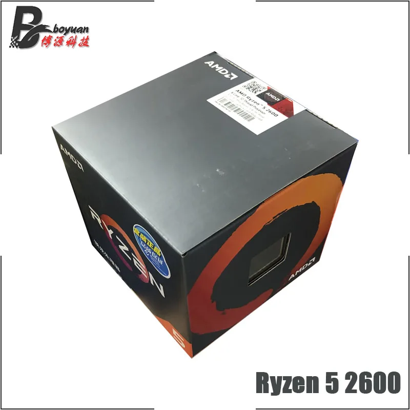 Четырехъядерный процессор AMD Ryzen 5 2600 R5 3 4 ГГц YD2600BBM6IAF Socket AM4 New и с