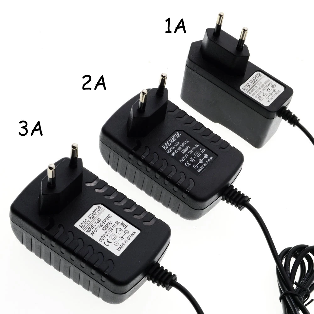 DC 12 В адаптер AC100-240V освещения Трансформеры из положить DC12V 1A/2A/3A/5A/6A/8A/10A Питание
