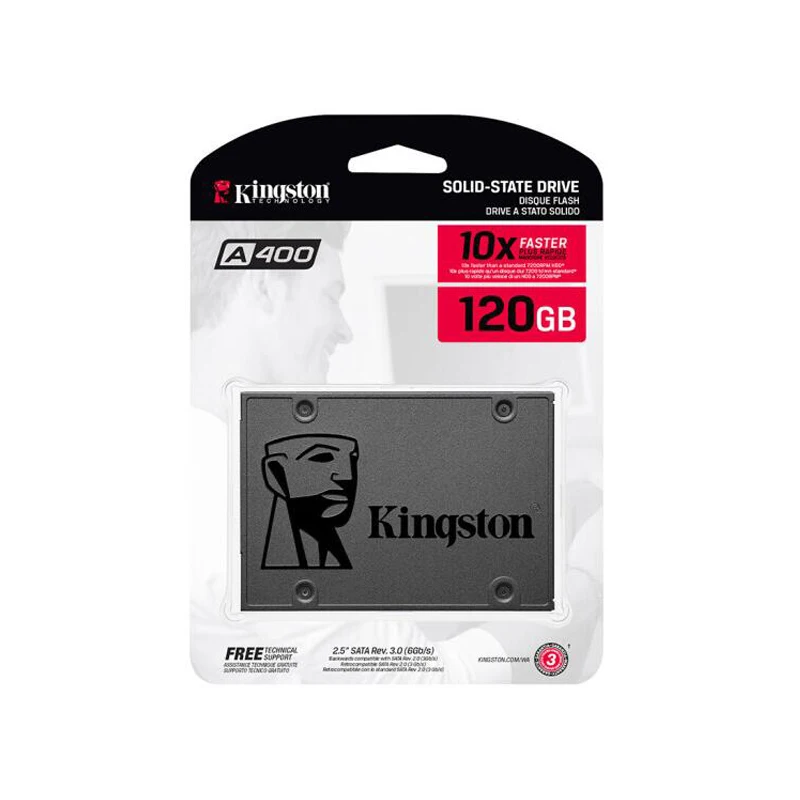 Original Kingston Digital A400 SSD SATA 32.5 inch Internal Solid State Drive HDD Hard Disk HD Notebook PC 120G 240G 480G | Компьютеры и