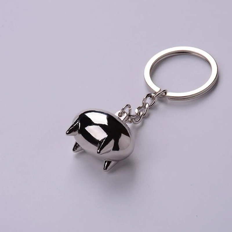 (12 pieces/lot)New Arrival Cartoon Lovely Mini Emma Pig Keychain Keyring Personalized Key Chain Wedding Ideas Gift Free Shipping | Дом и сад
