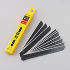 10 шт., сверхострые сменные лезвия для бритвы 60 , лезвие для бритья 9 мм, нож, инструменты из углеродистой стали, NB-41 лезвия