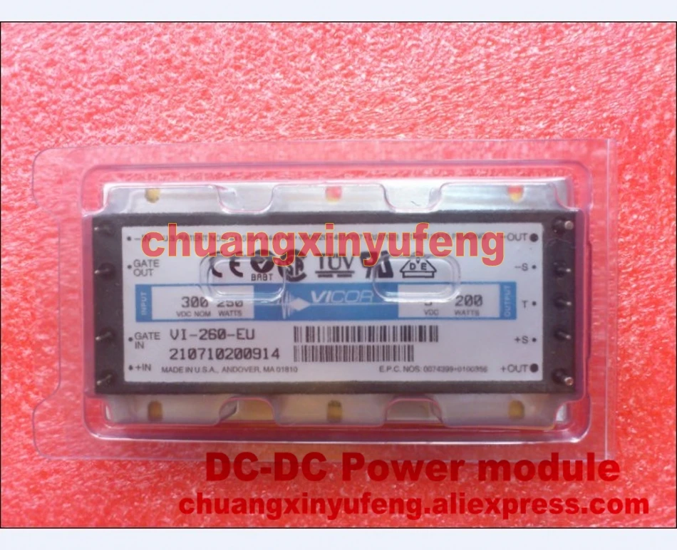 VI 260 EU VICOR DC модуль питания 300V 5V 200W40A изолированный питания|module dc|module powermodule power supply |