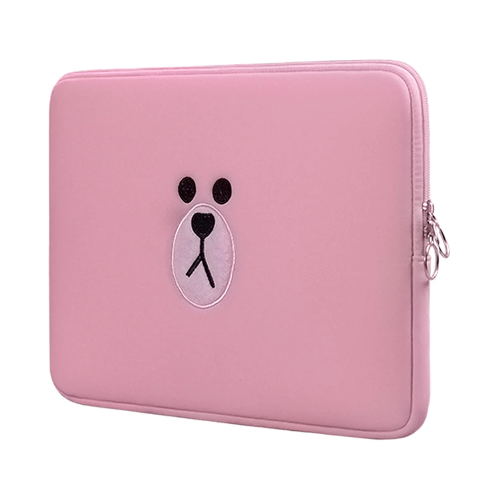 Новая сумка с коричневым медведем коврик для мыши 11 13 15,6 дюймов для Macbook Air Pro 11 13 15 сумка для ноутбука чехол для планшета компьютерный карман