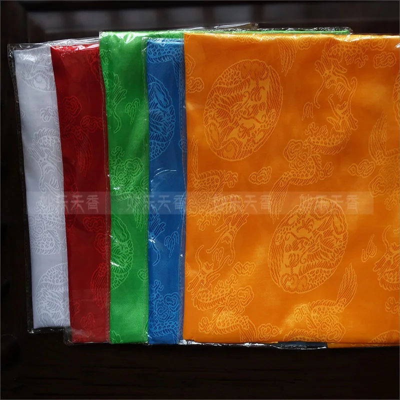 

Jacquard hada, Tibetan decorative pattern,Contain five color,long 2.3meters ,wide 42 cm,Home decor, collocation dance costumes