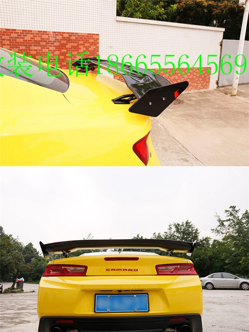 Спойлер из углеволокна и задних сидений крыло чемодан для Chevrolet Camaro ZL1 GT