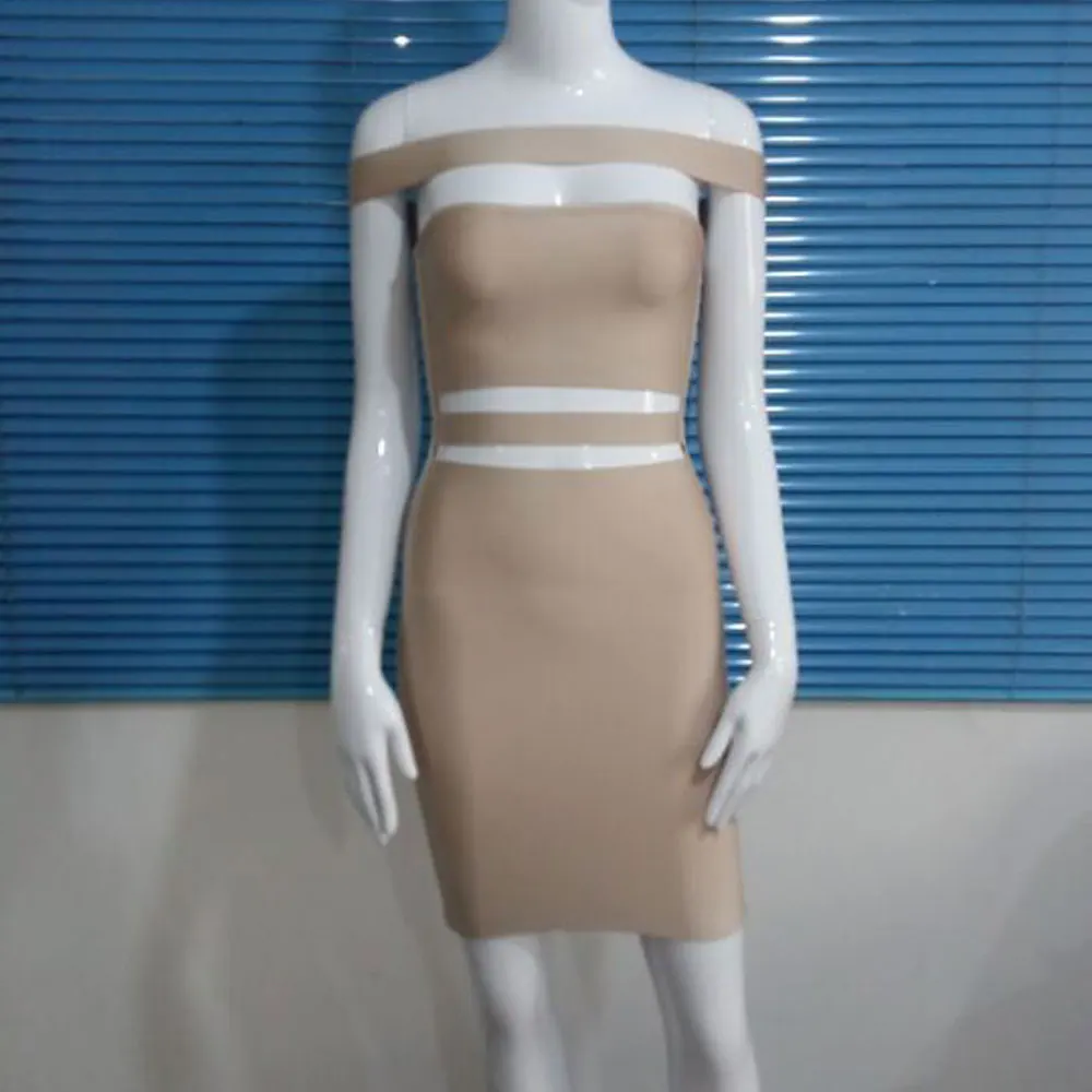 Вискоза Обнаженная Новая мода 2020 сексуальный женский вырез с открытыми плечами