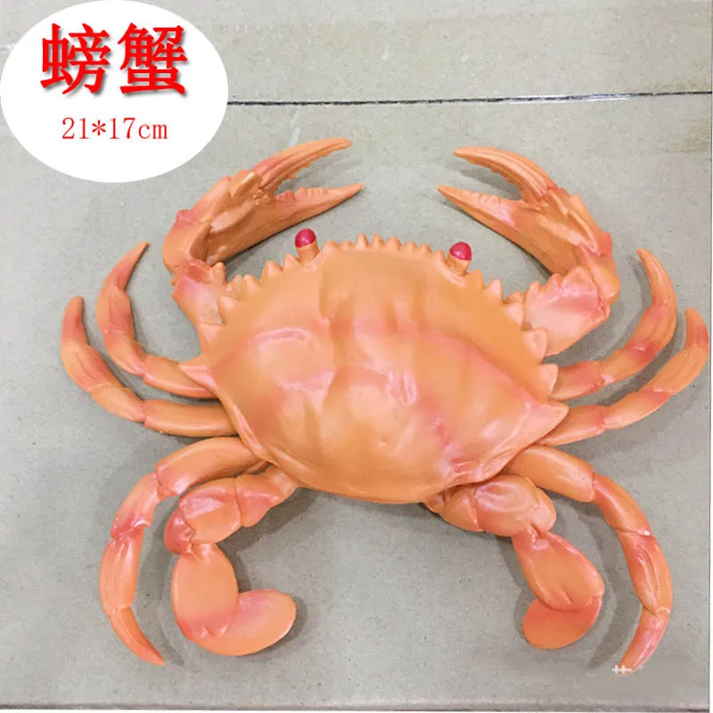 Имитация краба лобстера модель Раков из ПВХ большой краб искусственный пушистый