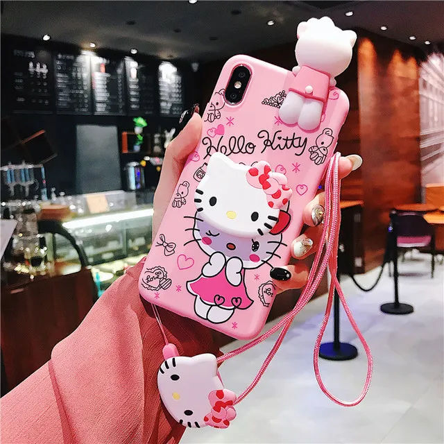 Чехол для iPhone XS Max 7/8 cat shell 6 6s plus мягкая задняя крышка из ТПУ Розовая пантера +