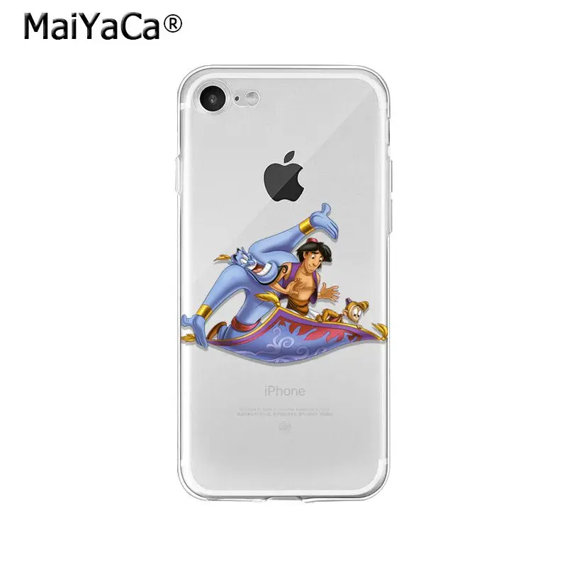 Мягкий силиконовый чехол для телефона MaiYaCa Jasmine Princess Aladdin из ТПУ Apple iPhone 8 7 6 6S Plus X XS